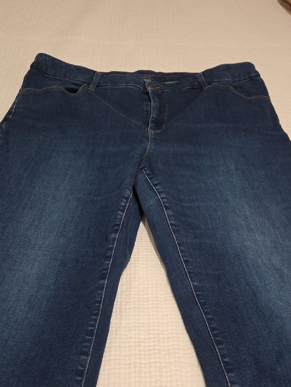 Chico's Dark Blue Boot Cut Jeans